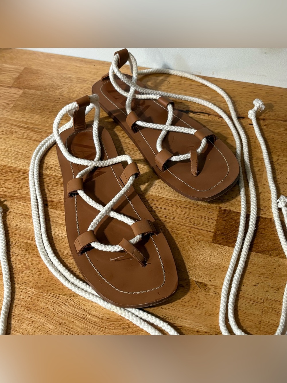 ZARA GLADIATOR SANDALS SIZE 8.5